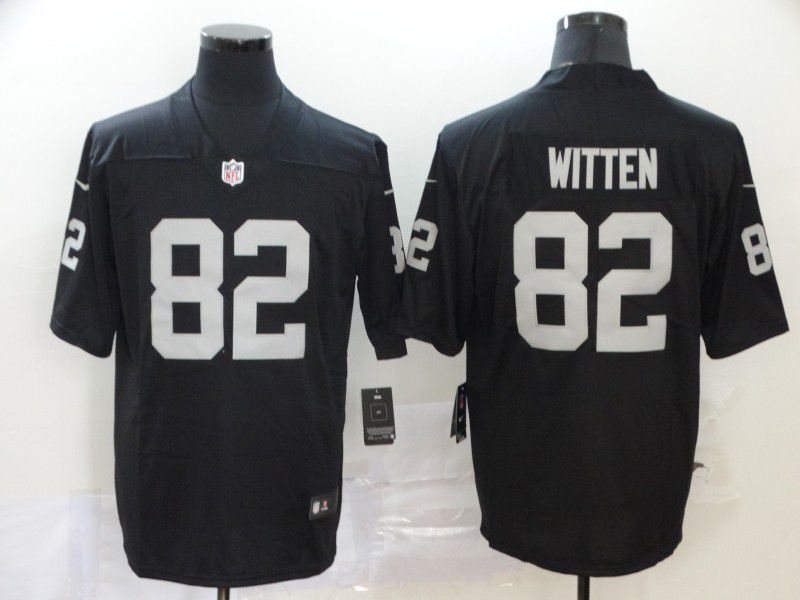 Men Oakland Raiders #82 Witten Black New Nike Limited Vapor Untouchable NFL Jerseys->los angeles lakers->NBA Jersey